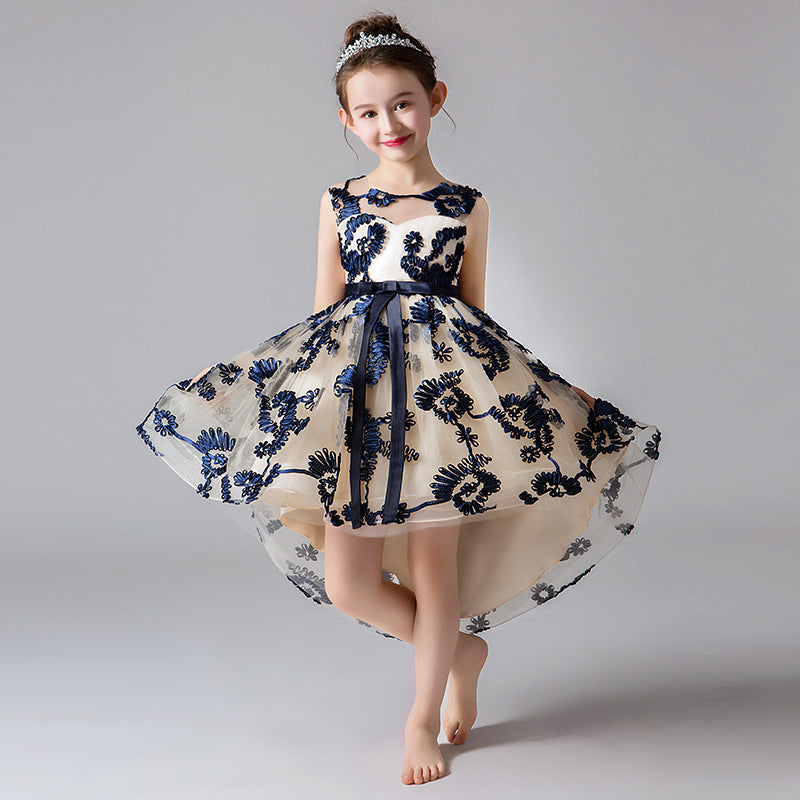 Girls Princess Dress Flower