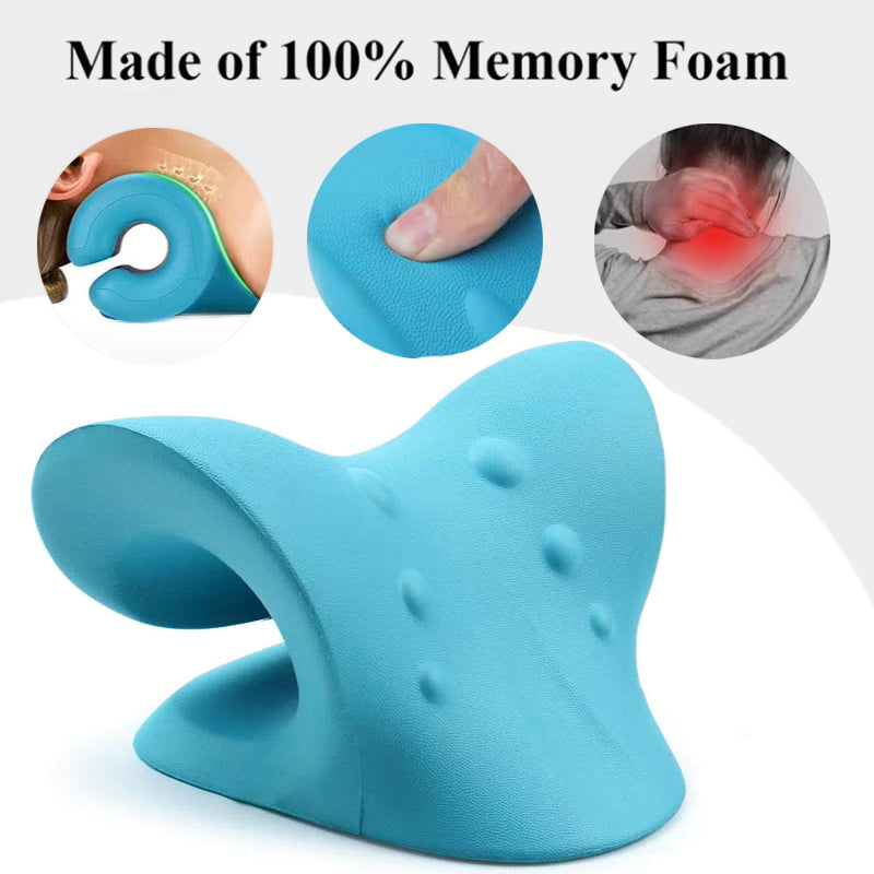 Neck Massager Relax Pillow Gravity Acupressure For Pain Relief Cervical Spine Alignment Massager